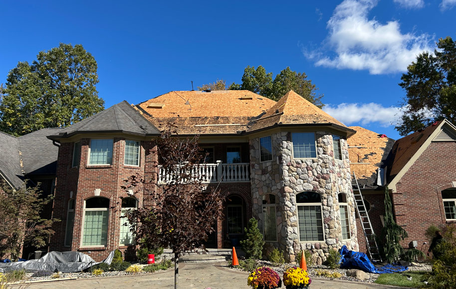 New roof installed in Bruce Township, Michigan
